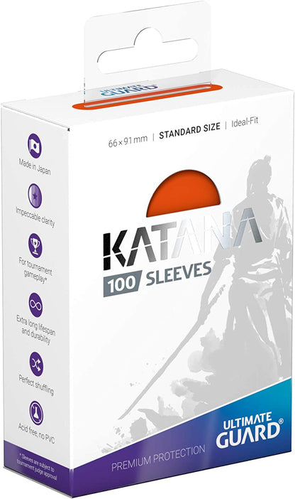 Ultimate Guard UGD010898 Katana Sleeves Standard Size Orange (100) Trading Card Game
