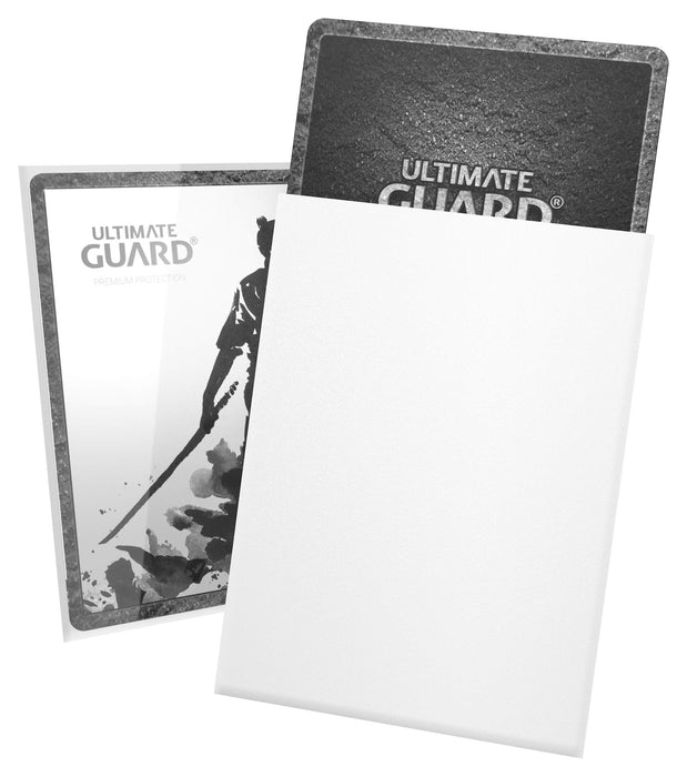 Ultimate Guard Katana Card Sleeves, 100 Standard Size TCG Sleeves, 66 x 91mm, White Back, Tournament Sleeves, No PVC & Acid-Free, High Clarity