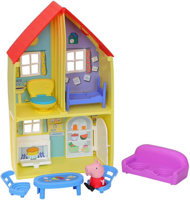 Peppa Pig Peppa’s Adventures Peppa’s Family House Playset Preschool Toy, includes Figure and 6 Accessories