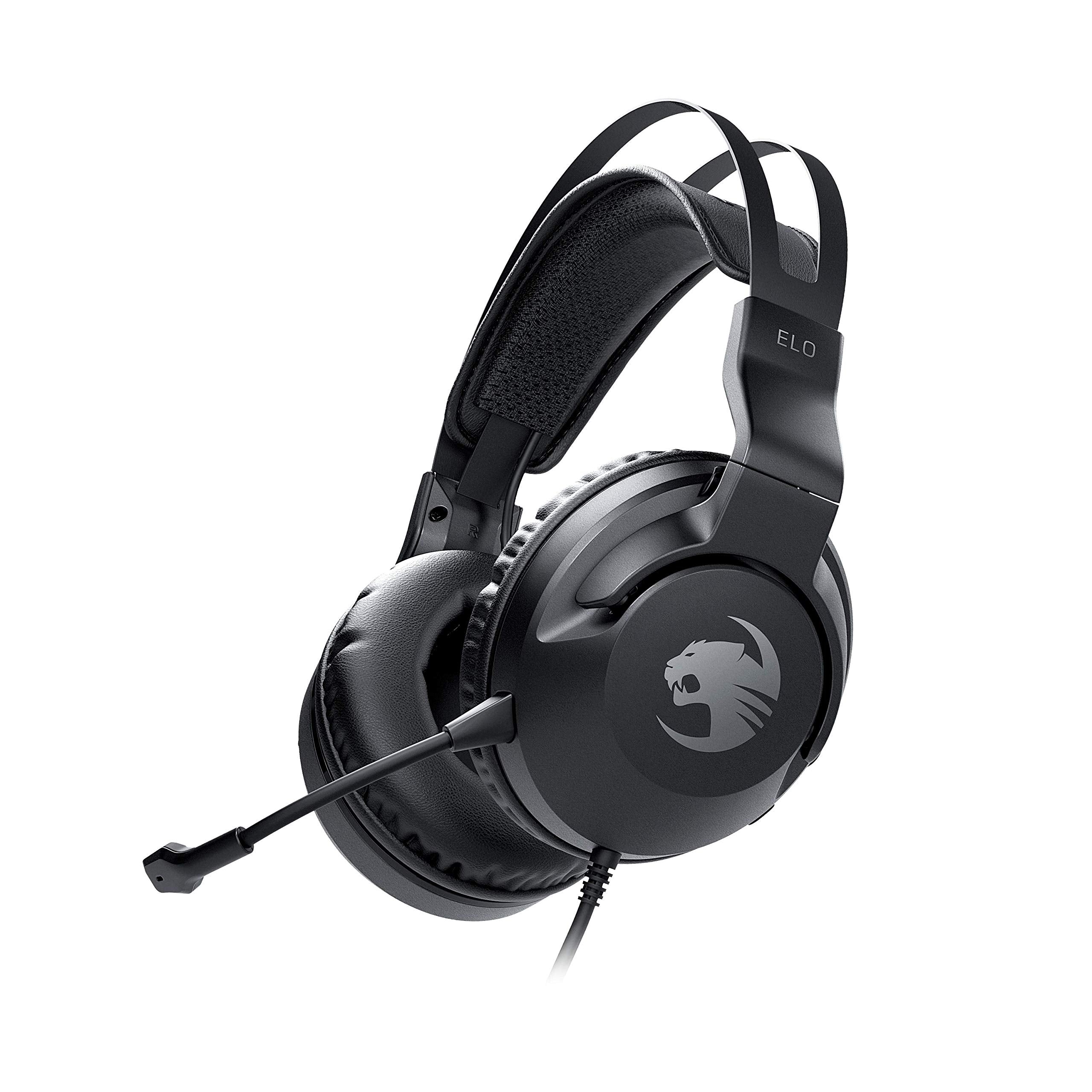 Roccat Elo X Stereo - Gaming Headset for PC, Mac, Xbox, PlayStation & Mobile, black Elo X Stereo Black