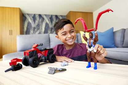 WWE Wrekkin Slam ‘N Spin ATV with Spinning Handlebars Action and Breakable Parts, Includes 6-inch Big E Basic Action Figure, Gift for Ages 6 Years Old & Up
