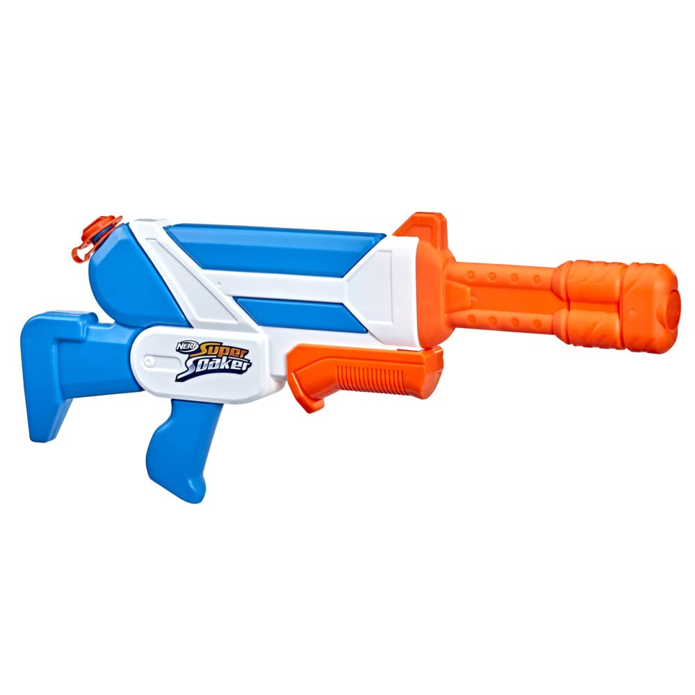 Nerf Super Soaker Twister Water Blaster, 2 Twisting Streams of Water, Pump to Fire, Outdoor Water-Blasting Fun, Multicolor (F3884
