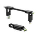 Rolling Square inCharge X 6-In-1 Charge and Data Cable, Lava Black