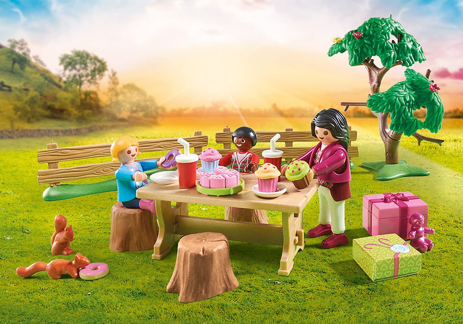 PLAYMOBIL Country 70997 Kindergeburtstag auf dem Ponyhof, Spielzeug für Kinder ab 4 Jahren Single