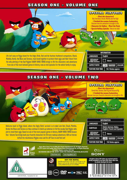 Angry Birds Toons - Season 01 Volume 01 / Angry Birds Toons - Season 01 Volume 02 - Set