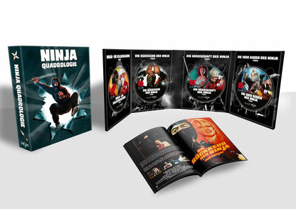 Ninja Quadrologie 1-4 Deluxe-Edition (4 Blu-ray-Digipak im Schuber+32-seitiges Booklet)