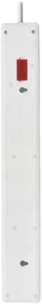 6-Outlet Surge Protector British Bs1363A Plug 220-250V Ac