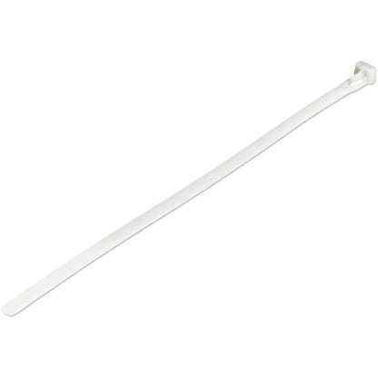 StarTech.com 10"(25cm) Reusable Cable Ties - 1/4"(7mm) wide, 2-1/2"(65mm) Bundle Dia. 50lb(22kg) Tensile Strength, Releasable Nylon Ties, Indoor/Outdoor, 94V-2/UL Listed, 100 Pack