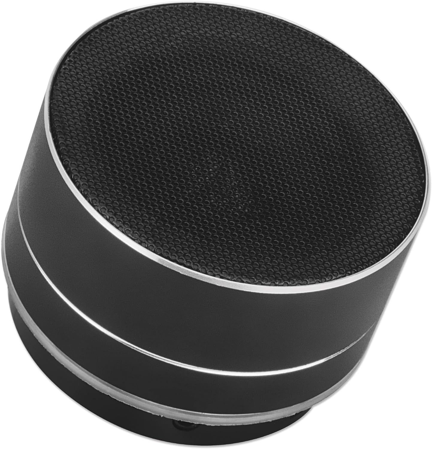 Metallic Bluetooth Speaker- Microphone Micro Sd Black