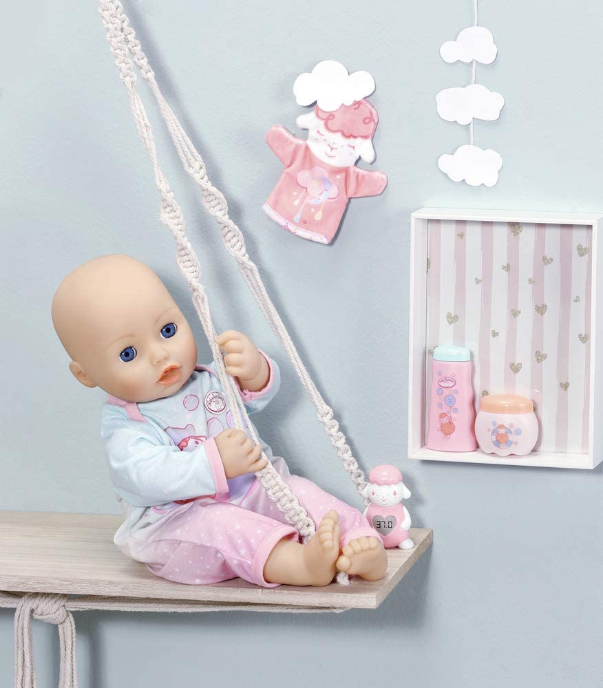 Zapf Creation Baby Annabell Baby Care Toy Set for 43 cm Doll - Easy for Small Hands, Creative Play Promotes Empathy & Social Skills, For Toddlers 3 years & Up - Includes a Romper, Face Mitt, & More