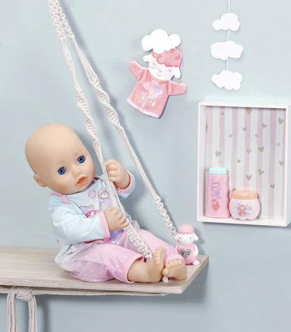 Zapf Creation Baby Annabell Baby Care Toy Set for 43 cm Doll - Easy for Small Hands, Creative Play Promotes Empathy & Social Skills, For Toddlers 3 years & Up - Includes a Romper, Face Mitt, & More