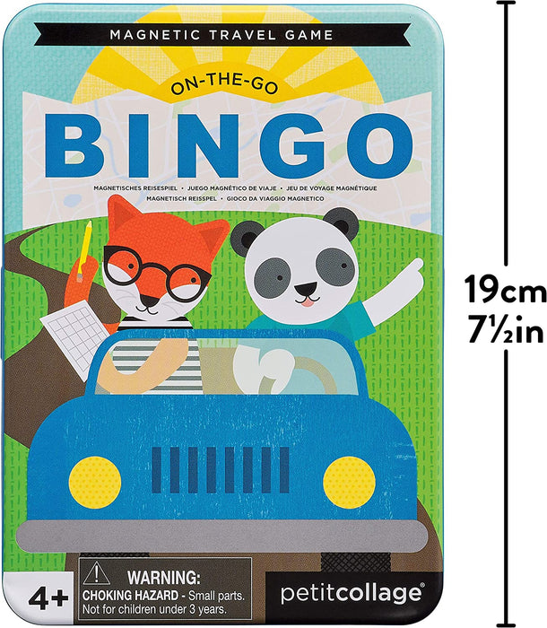 Petit Collage Travel Bingo Magnetic Travel Game,multicolor,PTC327