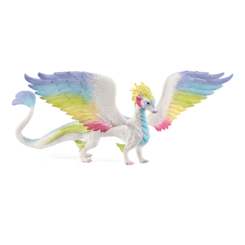 SCHLEICH Bayala Rainbow Dragon Toy Figure, Multi-colour (70728)