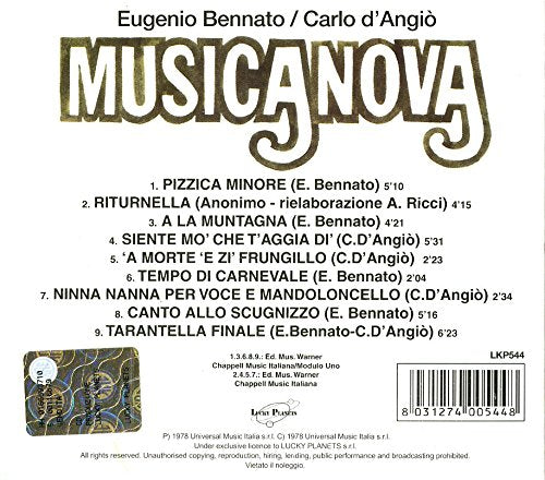Bennato E. / D'angio C. / Musica
