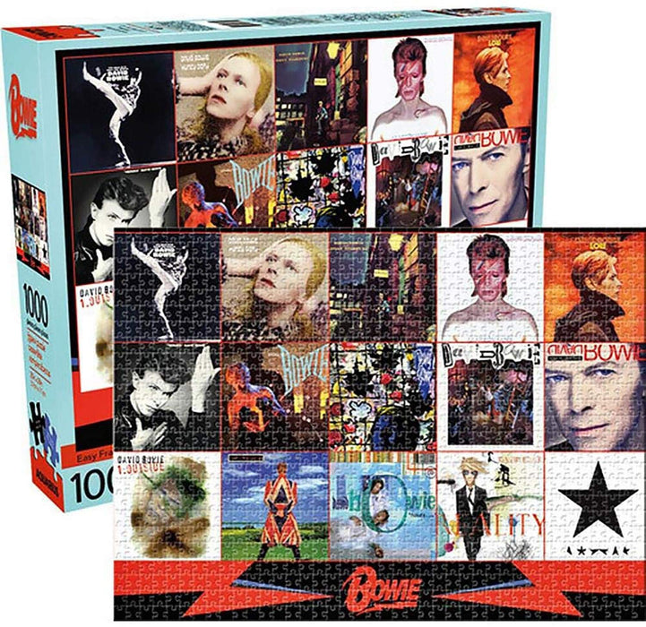 Licensed 65330 David Bowie Albums 1000 Piece Jigsaw Puzzle, Multi-Colored
