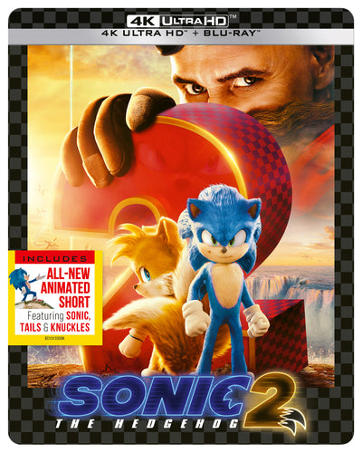 Sonic The Hedgehog 2 Steelbook [Blu-ray] [Region A & B & C]