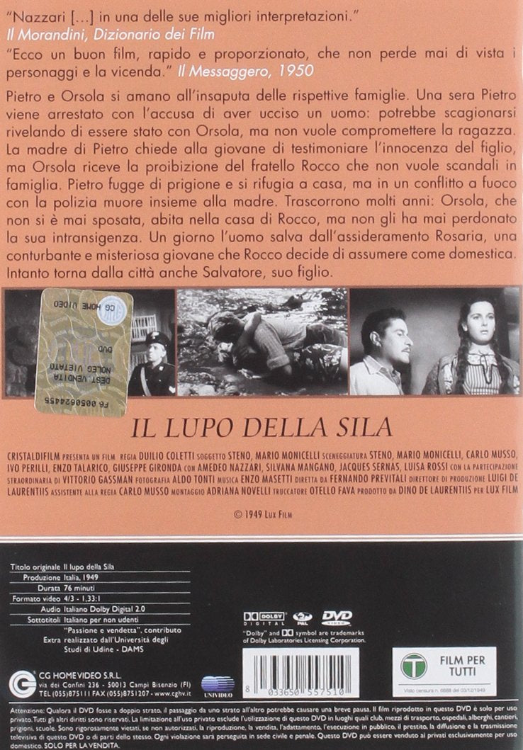 il lupo della sila dvd Italian Import