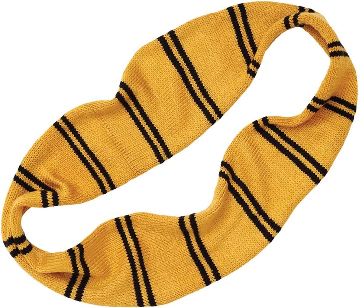 Harry Potter Knitting Set Loop Scarf - Hufflepuff Design