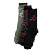 Hasbro Dungeons & Dragons Iconic Logo Crew Socks Male 43/46 Multi-Colour CR25587