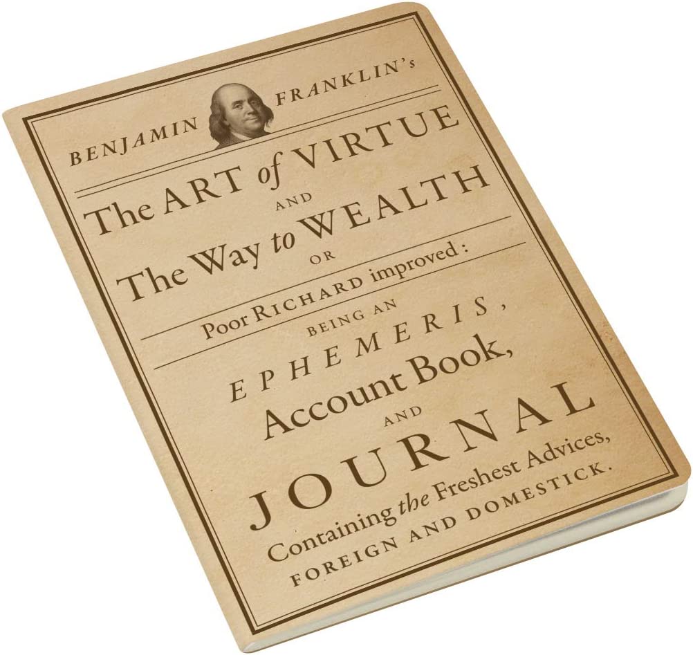Benjamin Franklin's Account Book Journal - Passport Sized Mini Notebook