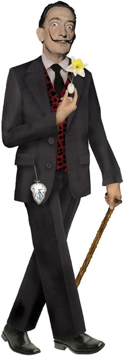 The Unemployed Philosophers Guild Salvador Dali Quotable Not able – Greeting Card with Sticker Quotes