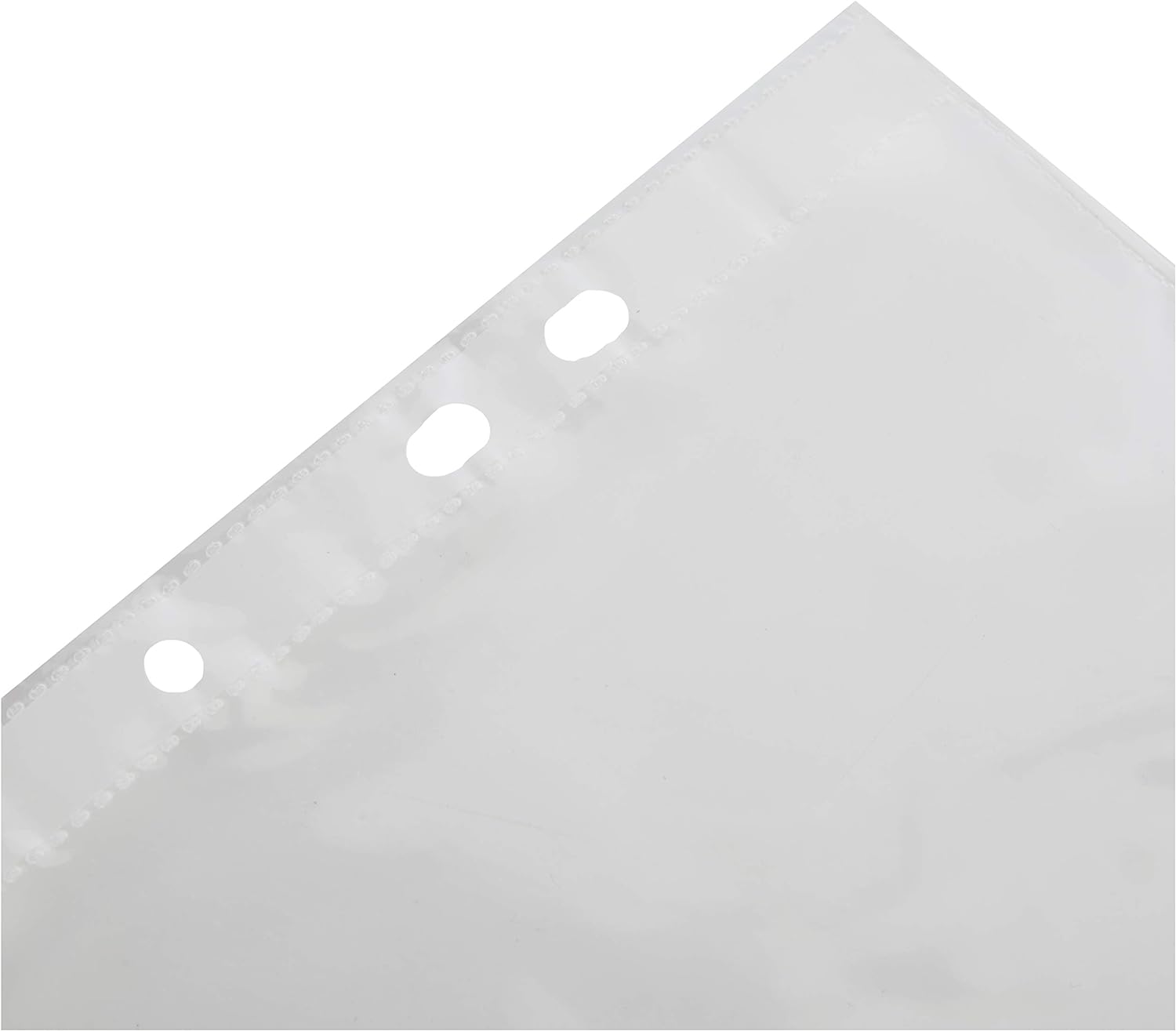 Tiger A5 clear punched poly pockets - pack of 100 quality sleeves