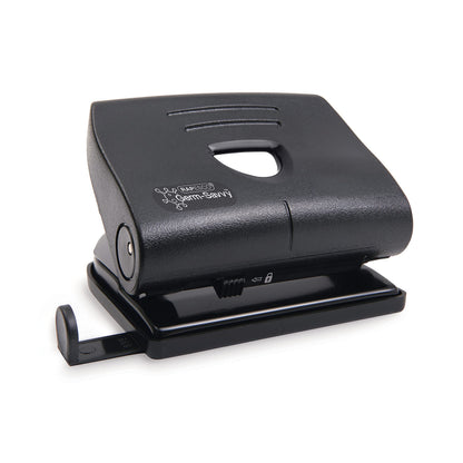 Rapesco PF8700B1 Germ-Savvy Antibacterial, 2-Hole Punch, 22 Sheet Capacity, Black Black Hole Punch