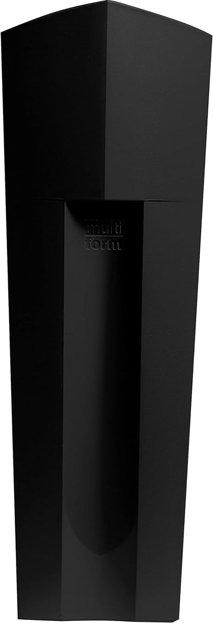 Exacompta - Ref 180014D - ECOBlack Recycled Magazine File - 292 x 110 x 320mm in Size, Suitable for A4+ Documents, Stable, Large Storage Capacity