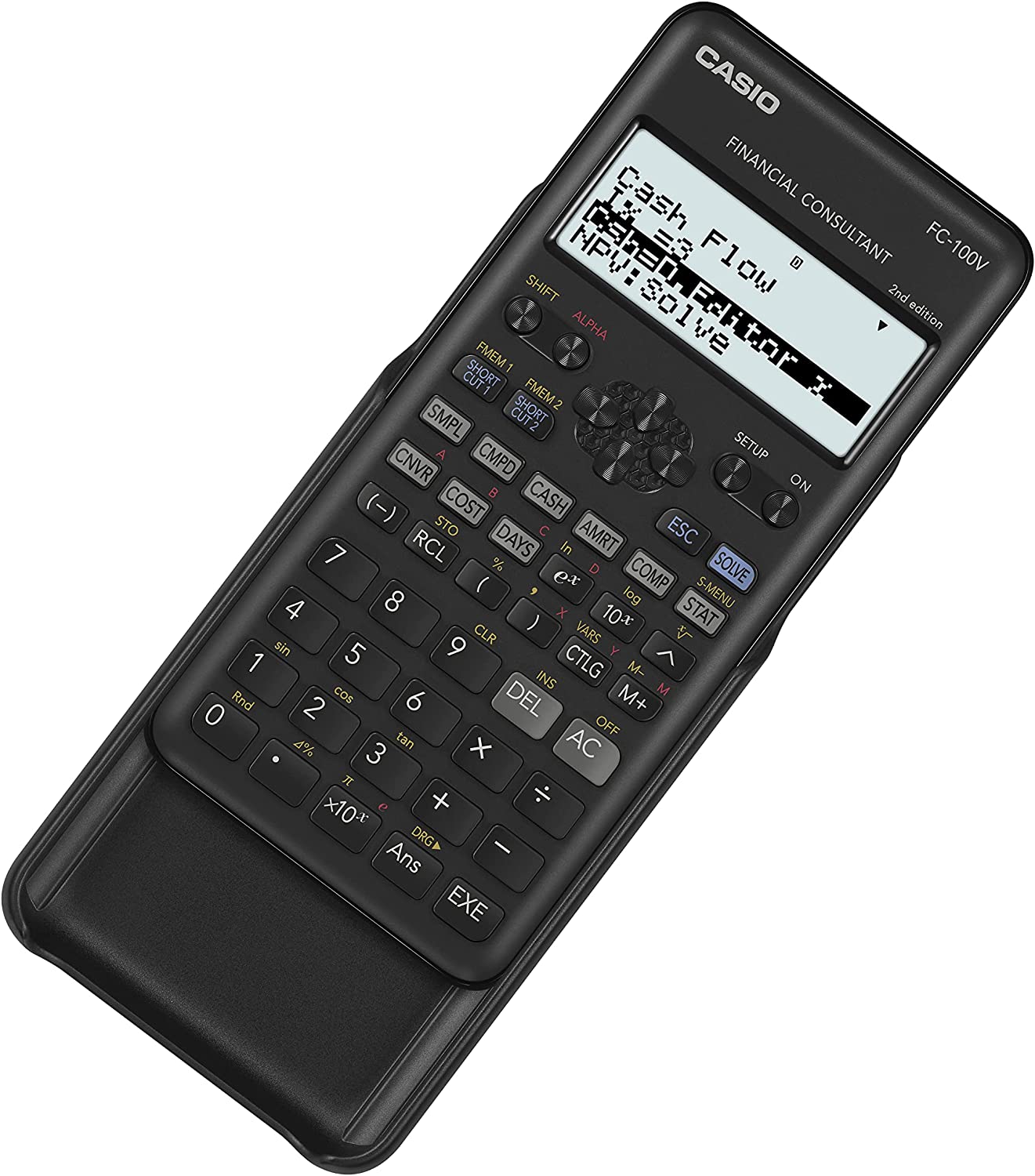 Casio FC-100V-2, Financial Calculator Second Edition, FC-100V-2-W-ET