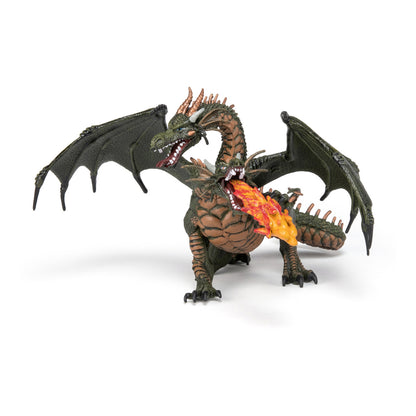 PAPO Fantasy World Two Headed Dragon Toy Figure, Multi-colour (36019)