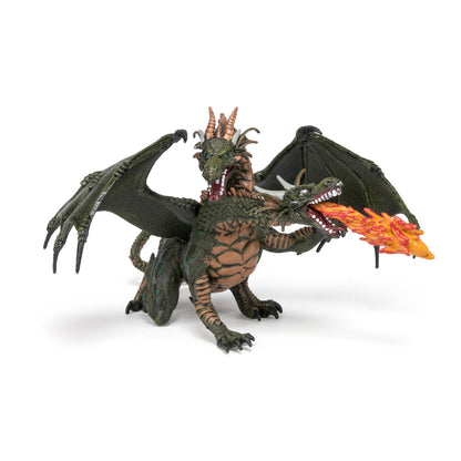 PAPO Fantasy World Two Headed Dragon Toy Figure, Multi-colour (36019)