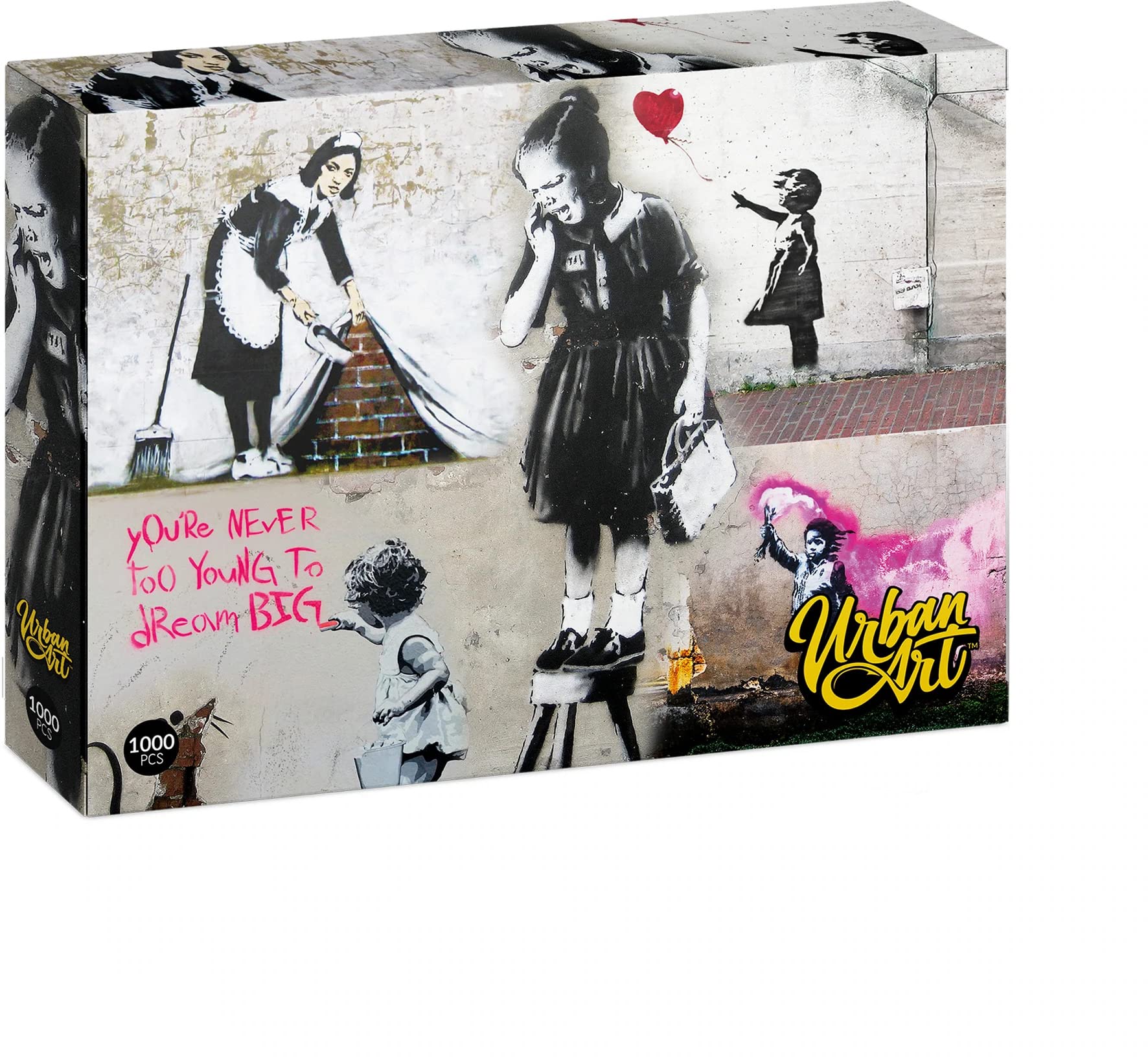 University Games U08572 Banksy Girl On A Stool Urban Art Puzzle