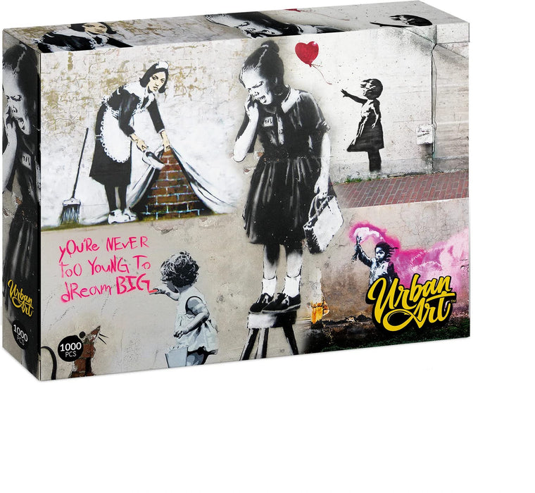 Banksy: Girl On A Stool (1000 Piece Jigsaw Puzzle