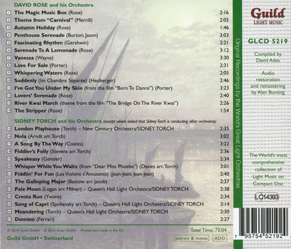The Golden Age of Light Music: By Special Request: David Rose & Sidney Torch