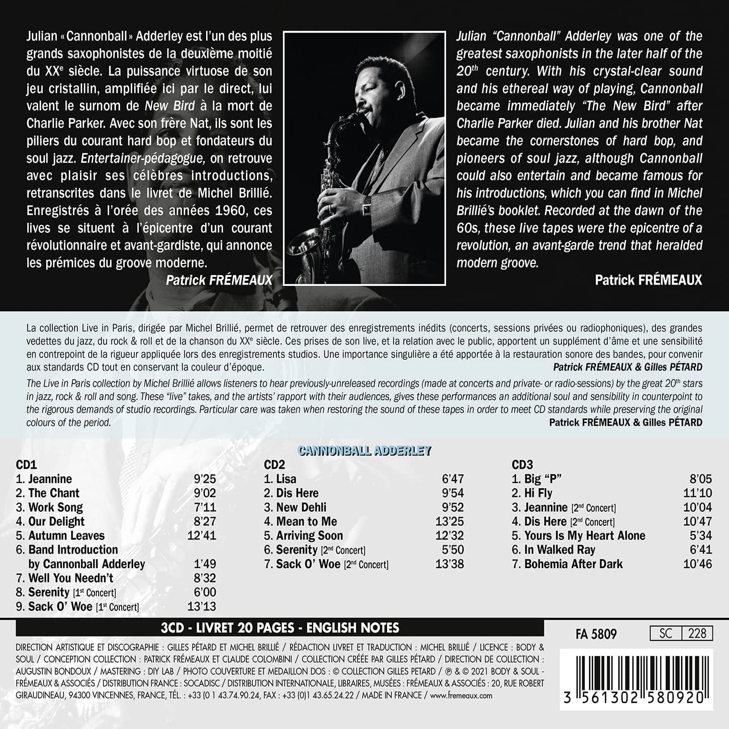 Live in Paris: 1960-1961