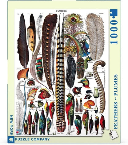 New York Puzzle Company FEATHERS - PLUMES