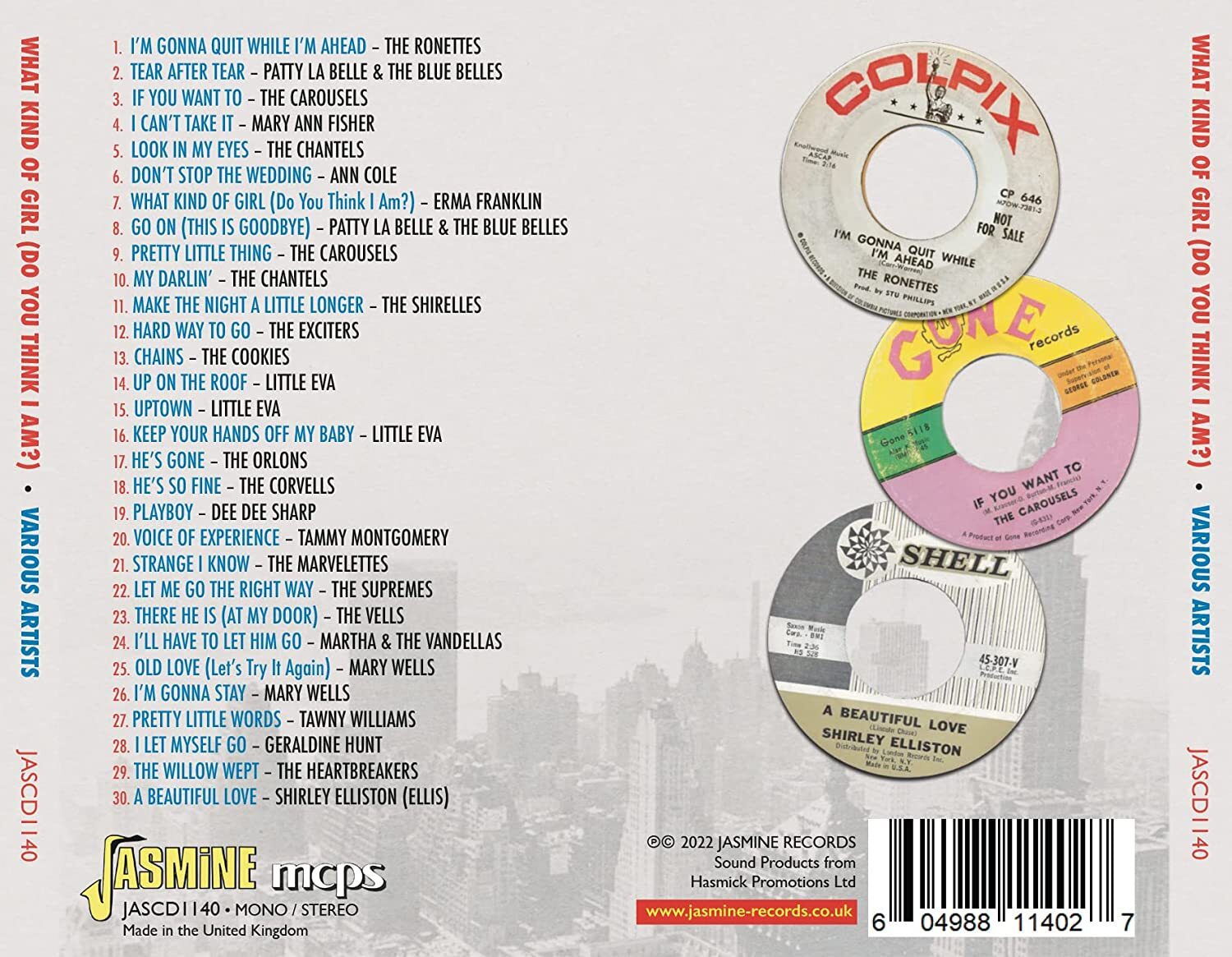 What Kind of Girl (Do You Think I Am?): Hits, Rarities & Album Tracks from East Coast Girls and Groups