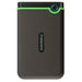 Transcend 2 TB USB Type-C Rugged Portable Hard Drive - Shock Resistant USB 3.1 Gen 1 StoreJet TS2TSJ25M3C Iron Gray 2 TB USB Type-C
