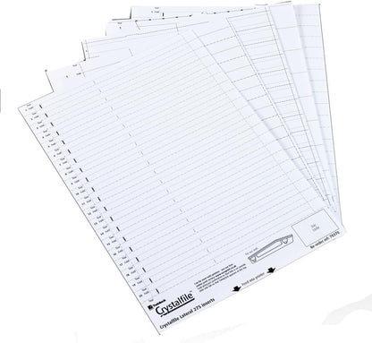 Rexel Printable Inserts for Rexel Crystalfile Classic Suspension Files with Crystal Link tabs, White, Pack of 45, 3000039 1 Original Packaging