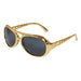 Bristol Novelty BA243 Rock Star Sunglasses, Mens, Gold