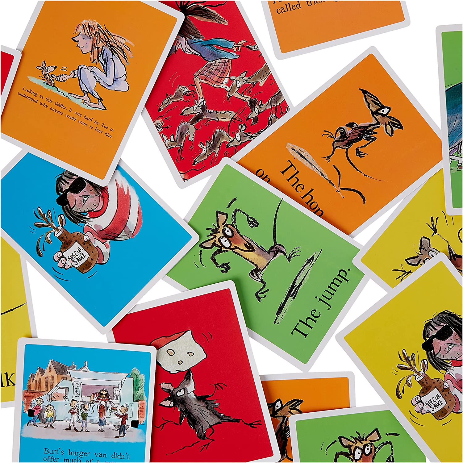 The World of David Walliams 6855 Flush Out The Rat Card Game