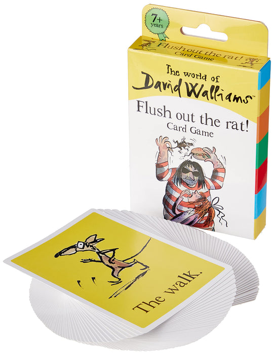 The World of David Walliams 6855 Flush Out The Rat Card Game
