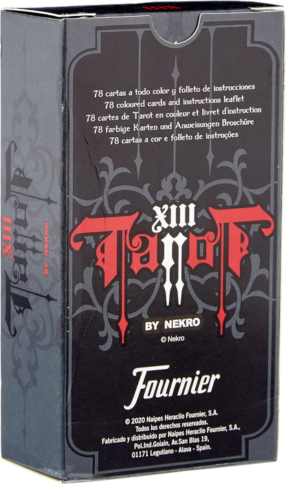 Fournier Nekro Tarot Cards 12cm Black
