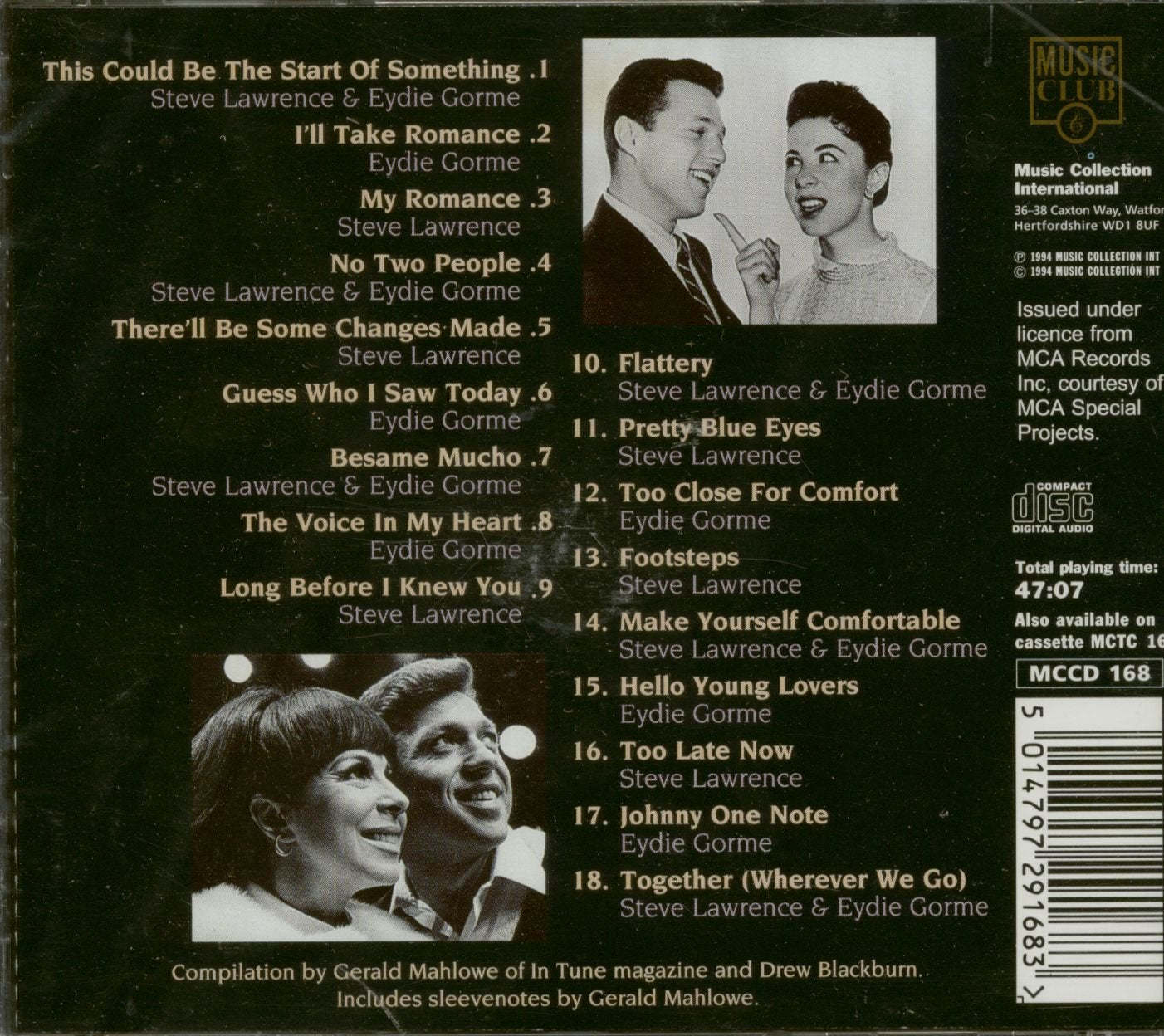 We'll Take Romance: The Best of Steve Lawrence & Eydie Gorme 1954-1960