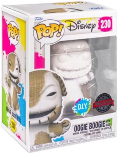 Funko 889698579605 POP File-NBX Oogie Boogie (DIY)(White) Action Figures, Multicoloured