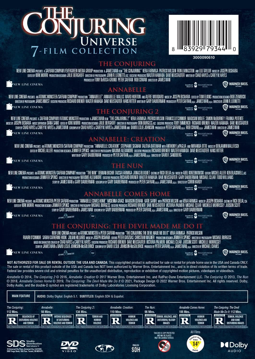 The Conjuring Universe: 7-Film Collection