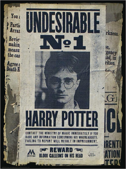 University Games U08567 Harry Potter Wanted Scratch Off Puzzle