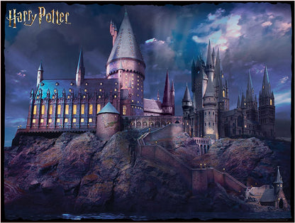 University Games U08568 Harry Potter Hogwarts Day to Night Scratch Off Puzzle