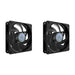 Cooler Master SickleFlow 120 Black Case & Cooling Fan - Improved Air Balance Blades, 62 CFM, 2.5 mmH2O, 8 to 27 dBA - Black (Pack of 2) Black 120 mm (Pack of 2)