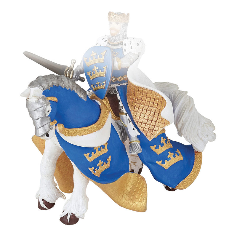PAPO Fantasy World Blue King Arthur's Horse Toy Figure, Multi-colour (39952)